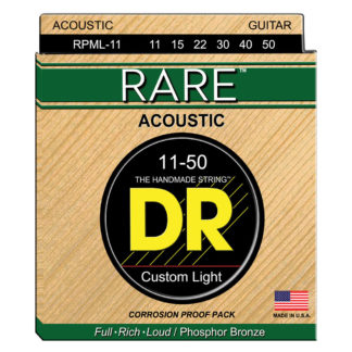 DR Strings Rare RPML-11 (11-50) akustisen kitaran kielet