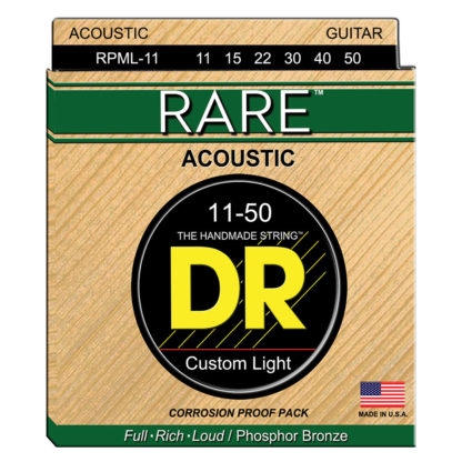 DR Strings Rare RPML-11 (11-50) akustisen kitaran kielet