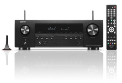 Denon AVR-S660H 5.2 HEOS 8K AV-Viritinvahvistin musta