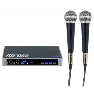 VOCOPRO HD-Oke HDMI karaoke 2 x mikrofoni- kytke suoraan TV HDMI