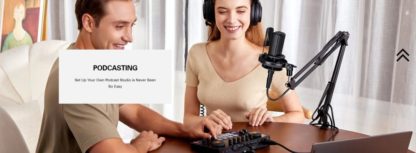 Maono Maonocaster AU-AM200 Lite S1 Mixer Console Podcasting Bundle - Image 2