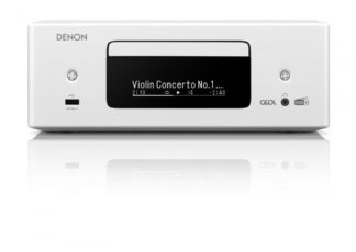 Denon CEOL RCD-N12 CD-Striimeri-Viritinvahvistin, Valkoinen