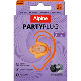 Alpine PartyPlug korvatulpat läpinäkyvä