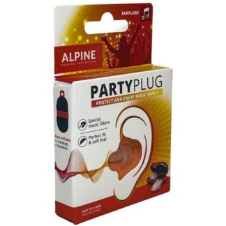 Alpine PartyPlug korvatulpat läpinäkyvä