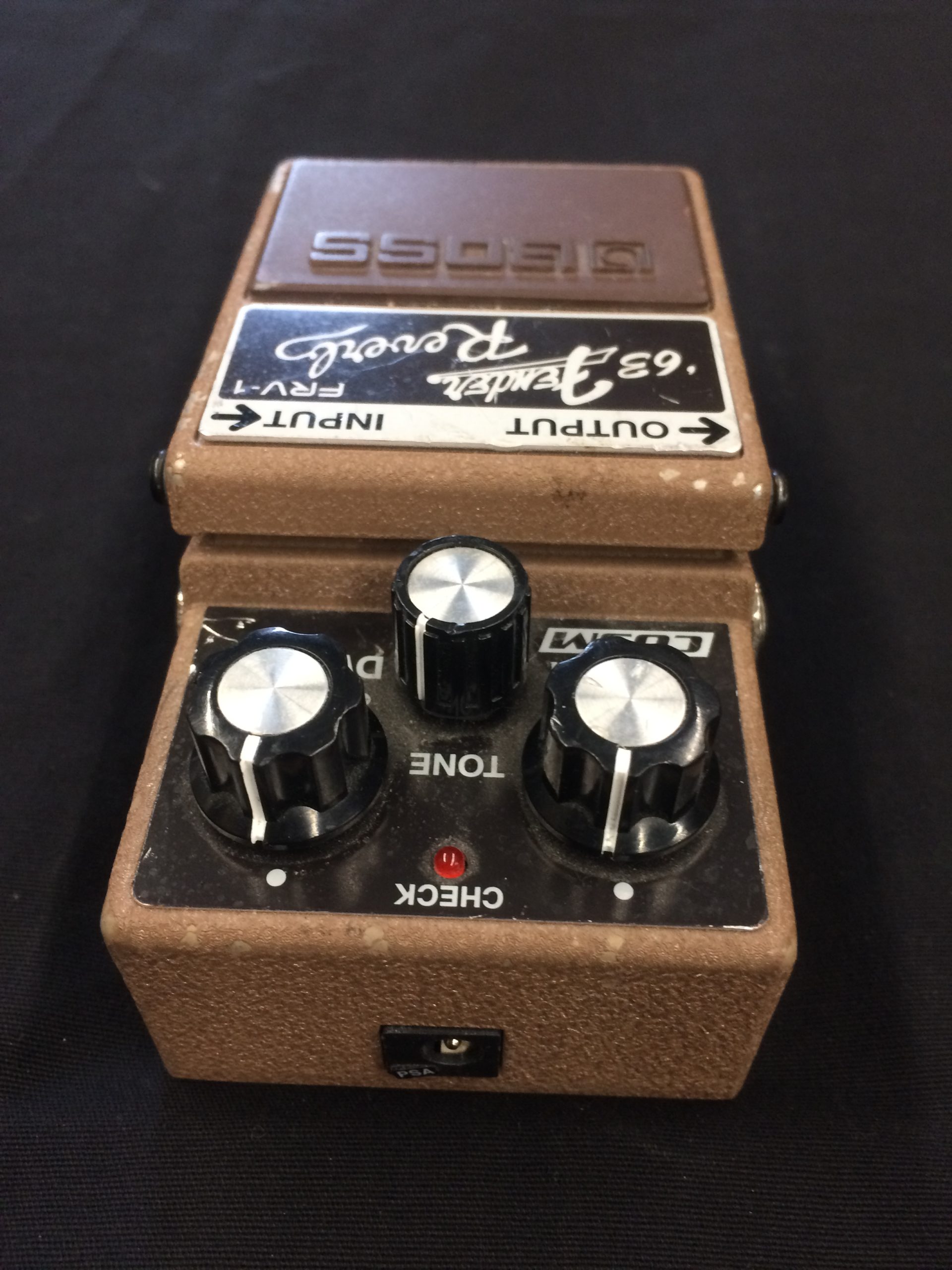 BOSS FRV guarantee 1 Reverb pedal BOSS FRV guarantee 1 Reverb pedal