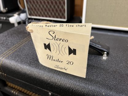 Käytetty Swart Stereo Master 20 kitaravahvistin & 2 kpl Swart 1x12 Cab Dark Tweed kaappi - Image 4
