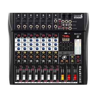 PROEL IS 2MIX8PRO 8-kan. Mikseri, Bluetooth, USB, Mediaplayer