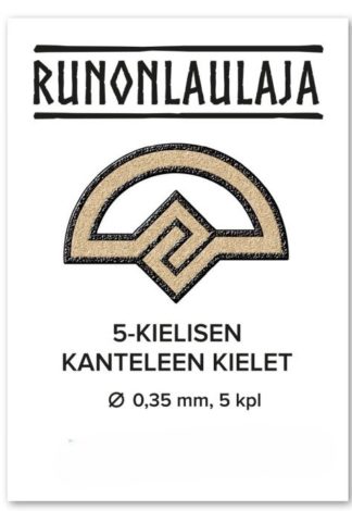 Runonlaulaja 5-kielisen kanteleen kielet