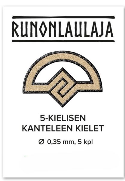 Runonlaulaja 5-kielisen kanteleen kielet