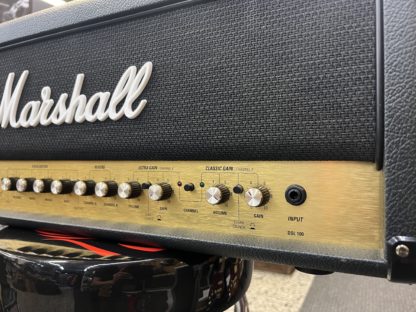Käytetty Marshall JCM 2000 DSL 100 Dual Super Lead 2-Channel 100-Watt + Case - Image 2