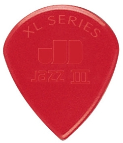 Dunlop Nylon Jazz III XLN Red Nylon plektrapakkaus 6 kpl