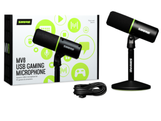 Shure MV6 Dynaaminen USB-mikrofoni jalustalla