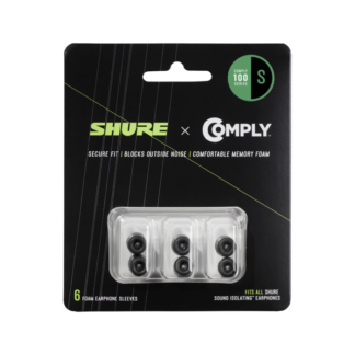 Shure Comply EACYF1-6S korvasovitesetti, S-koko 6 kpl