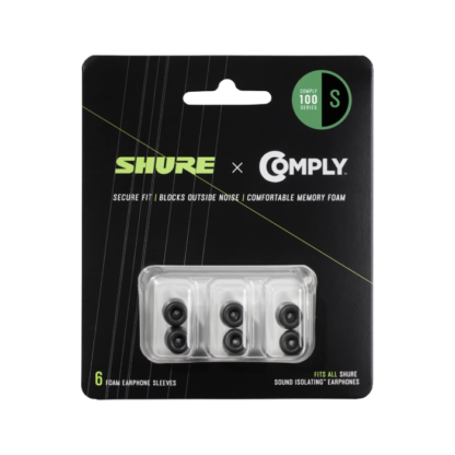 Shure Comply EACYF1-6S korvasovitesetti, S-koko 6 kpl