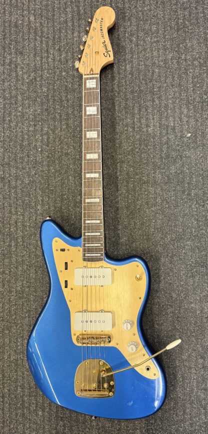 Käytetty Fender Squier 40th Anniversary Jazzmaster Gold Edition sähkökitara