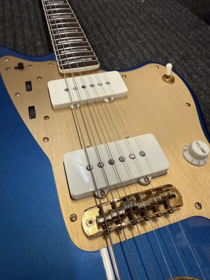 Käytetty Fender Squier 40th Anniversary Jazzmaster Gold Edition sähkökitara - Image 8