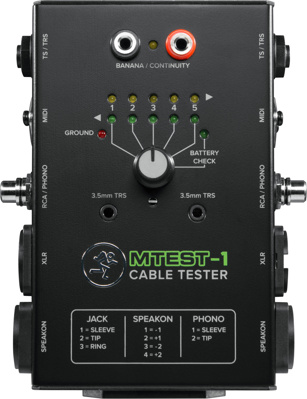 Mackie MTEST-1 kaapelitesteri