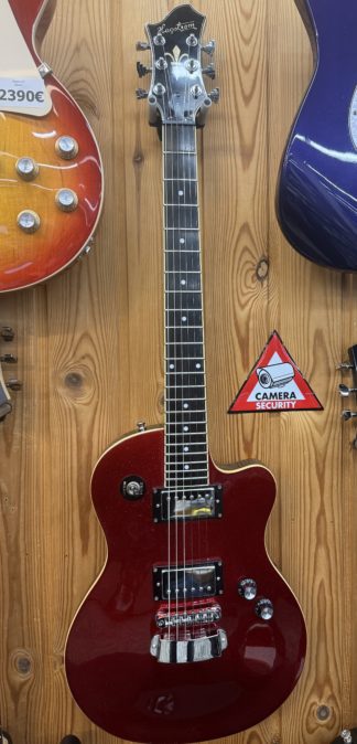 Käytetty Hagström D2H Deluxe Limited Edition Red Sparkle Finish sähkökitara