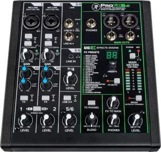 Mackie ProFX6v3 6 Channel Effects, USB, mikseri