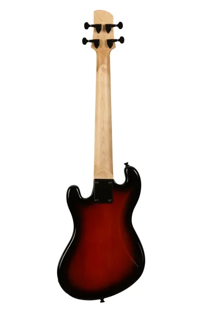 KALA Solid Body 4-String Tobacco Burst Fretted U-BASS bassoukulele - Image 2
