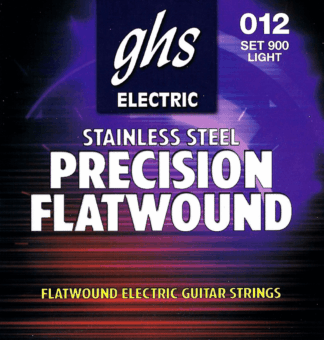 GHS Precicion Flats 012-050 sähkökitaran hiotut kielet