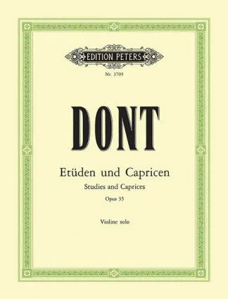 Nuotti DONT 24 Etyden und Capricen, Opus 35
