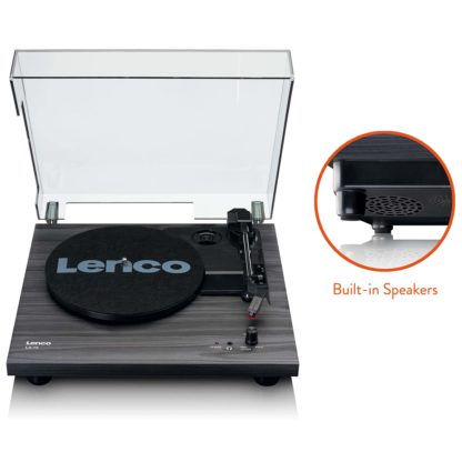 Lenco LS-10BK levysoitin sisäänrakennetuilla kaiuttimilla musta - Image 4