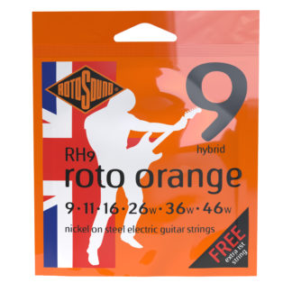 Rotosound Roto Orange sähkökitaran kielet 009-046