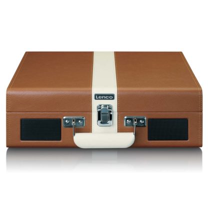 Lenco TT-120BNWH matkalevysoitin, Bluetooth® ladattava akku ja kaiutin - Image 5