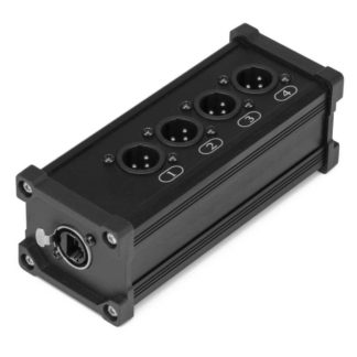 Powerdynamics CX185 RJ45 to 4x XLR 3pin uros splitteri boxi