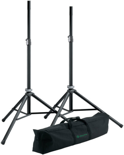 K&M 21449 kaiutintelinepari kantolaukulla