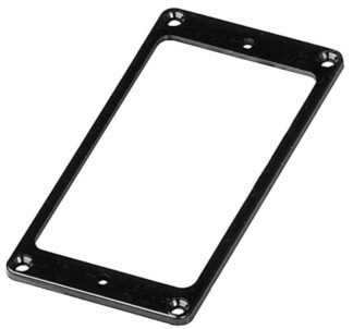 Partsland mikrofonin kehys suora litteä 2,5 x 2,5 mm musta