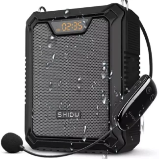 SHIDU 30W bluetooth kaiutin IPX6 varustettu langattomalla mikrofonilla - Erittäin pieni ja tehokas