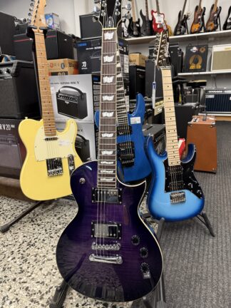 Käytetty ESP-LTD EC-256/STPSB See-Thru Purple Sunburst sähkökitara