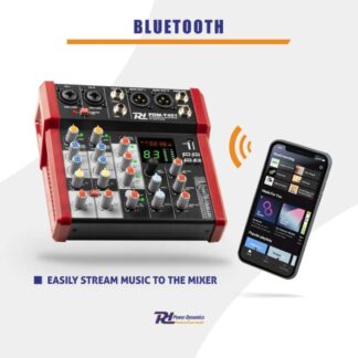 Power Dynamics PDM-Y401 – 4-kanavainen mikseri, USB-liitäntä, bluetooth, efektit