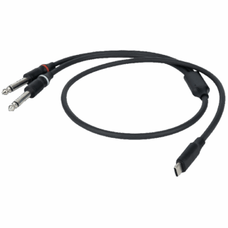 DAP FL111 - USB-C to 2 Mono Jack L/R 0.75 m