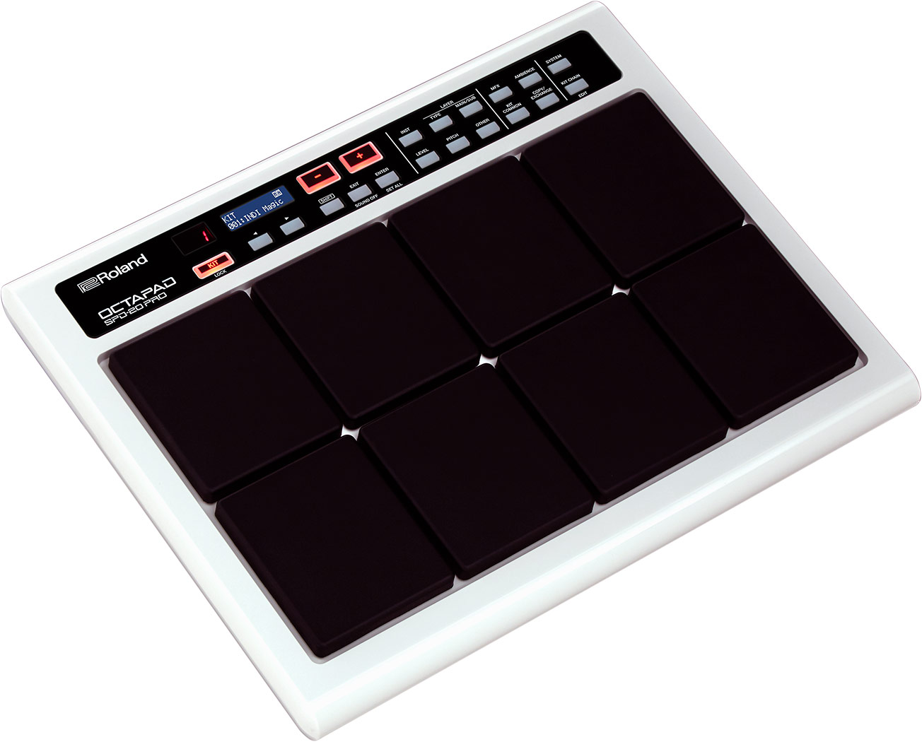 Roland SPD-20PRO 8-Pad Percussion Pad, valkoinen - Image 5