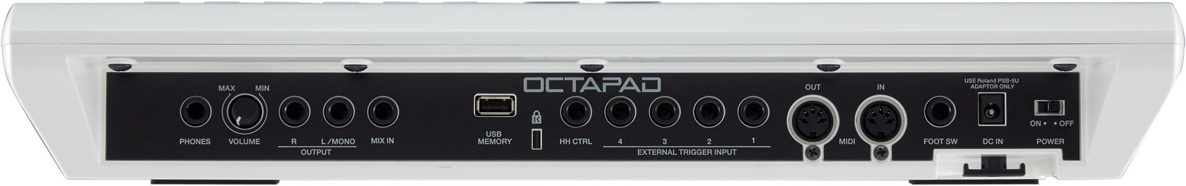 Roland SPD-20PRO 8-Pad Percussion Pad, valkoinen - Image 4