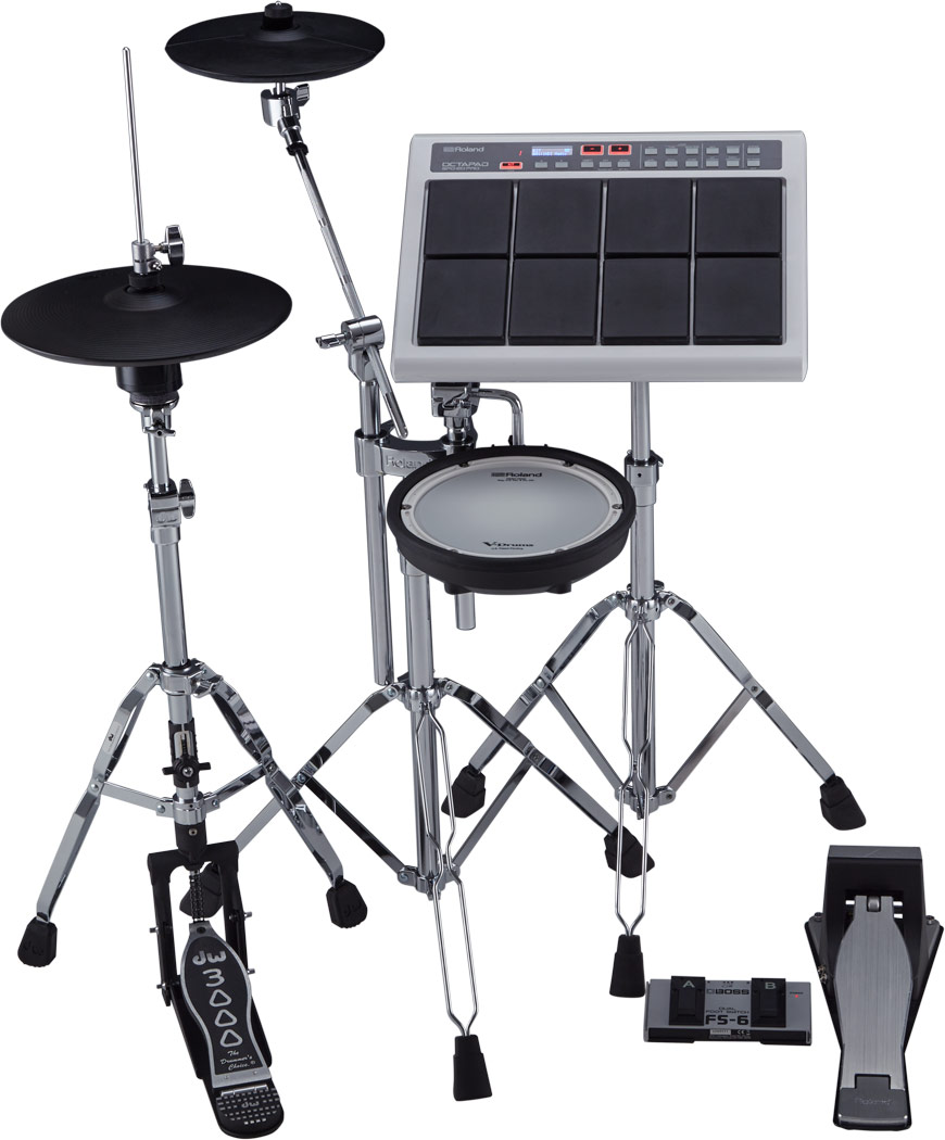 Roland SPD-20PRO 8-Pad Percussion Pad, valkoinen - Image 3