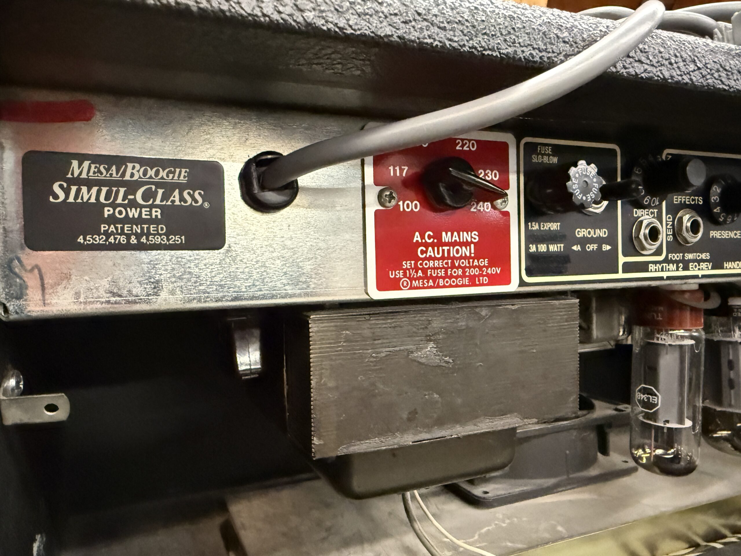 Käytetty Mesa Boogie Mark3 Simul-Class 75W/15W kitaravahvistin - Image 4
