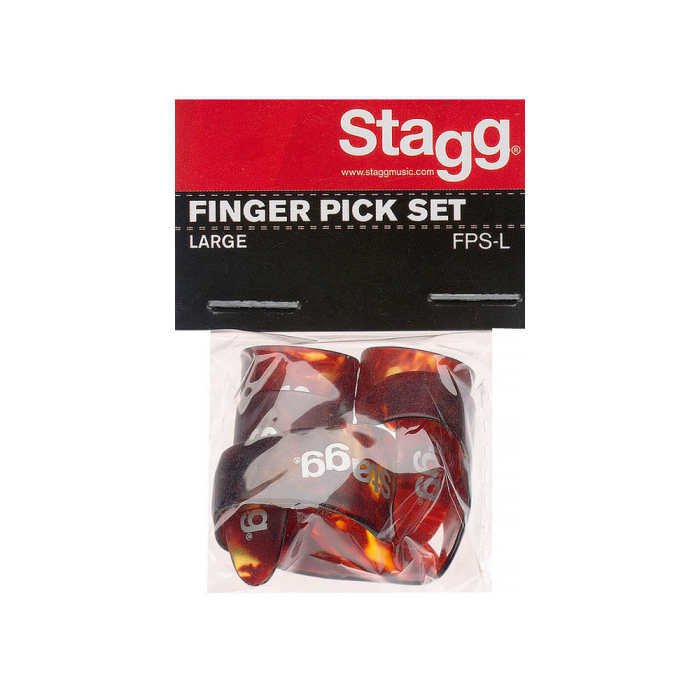 Stagg Finger Pick Set 4+1 Large