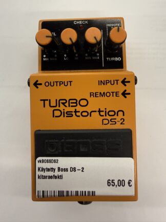 Käytetty Boss DS-2 Turbo Distortion kitaraefekti