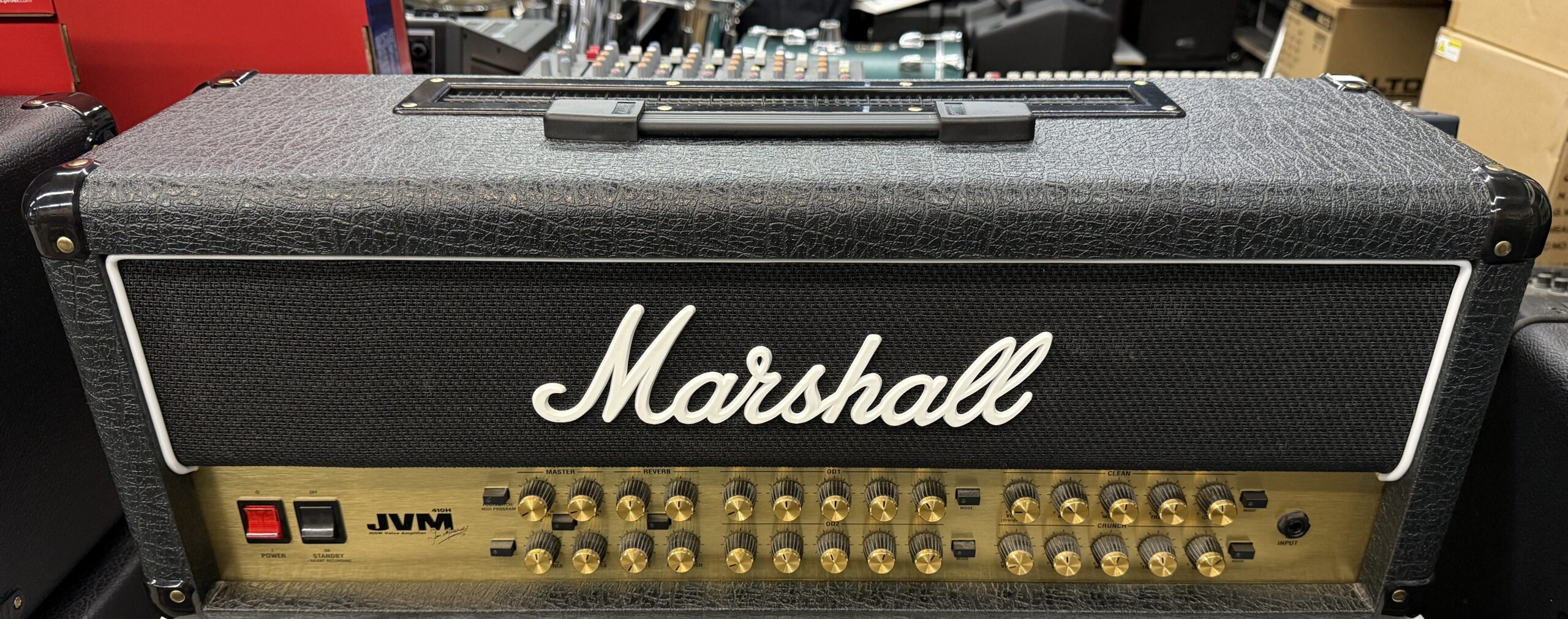 Käytetty Marshall JVM410H kitaravahvistin