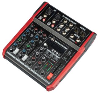 PROEL PLAYMIX6, mikseri, USB-toisto ja äänitys, Bluetooth