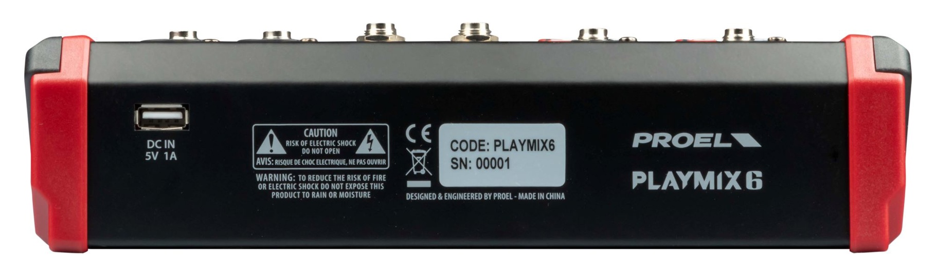 PROEL PLAYMIX6, mikseri, USB-toisto ja äänitys, Bluetooth - Image 4
